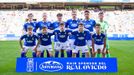 Once del Real Oviedo en el amistoso ante el Deportivo