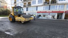 Vecinos e industriales de la zona llevan aos reclamando el arreglo definitivo del conocido como territorio fochancas, en la explanada entre los nmeros 35 y 41 de la Avenida de Ferrol