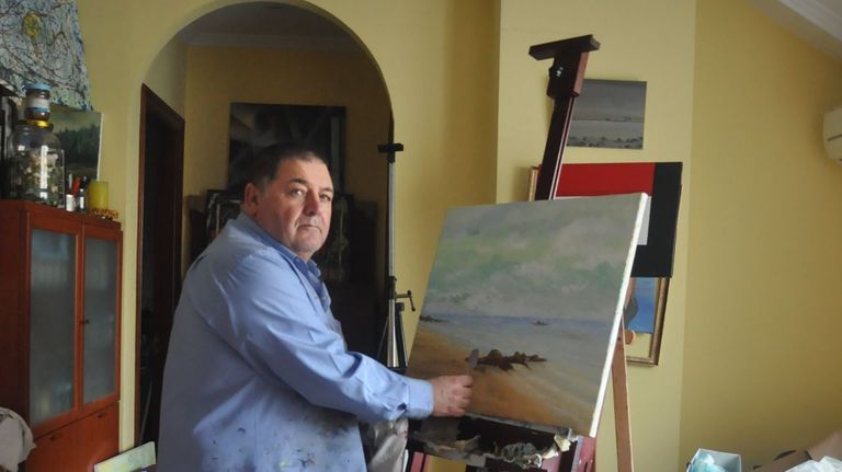 Clausura de la muestra pictórica de Daniel Domínguez
