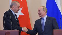 Erdogan y  Putin, durante su ltimo encuentro en octubre en el balneario ruso de Sochi
