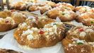 Roscones de Reyes de la panadería Pan da Moa, con su característico trenzado.
