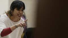 Teresa Rodrguez, este jueves en el Parlamento andaluz