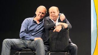 Bert�n Osborne y Ar�valo en el 2015, durante un espect�culo que hicieron juntos