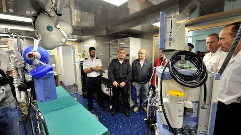 En la foto, de archivo, una de las zonas de asistencia médica en el Cantabria.