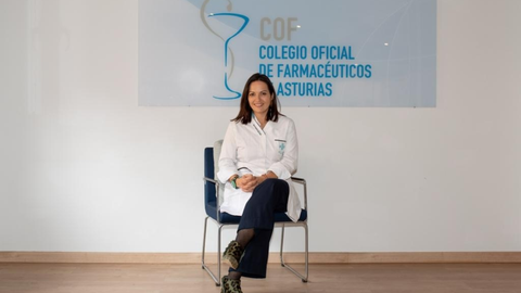La nueva presidenta del Colegio Oficial de Farmace�ticos de Asturias, Mar�a Teresa M�ndez Bravo.