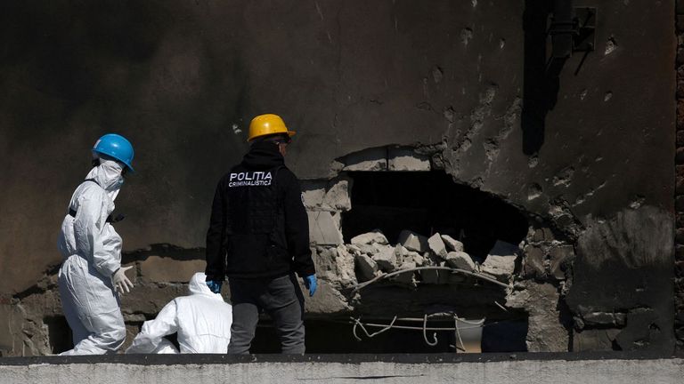 Europa y la OTAN condenan el impacto de un dron ruso en un edificio rumano