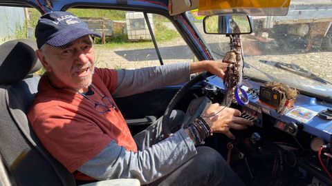 Jorge Aguirre, de 70 aos, har el viaje conduciendo un Dyane 6