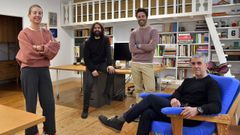Parte del equipo del estudio de diseño Costa, con los socios David Silvosa y Daniel Bembibre a la derecha