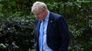 El primer ministro británico, Boris Johnson, este martes, en Downing Street
