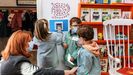 Botón de alerta en la escuela de educación infantil de Amil, en Moraña
