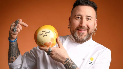 El chef coru��s Miguel Vidal, del restaurante Bancal de Madrid.