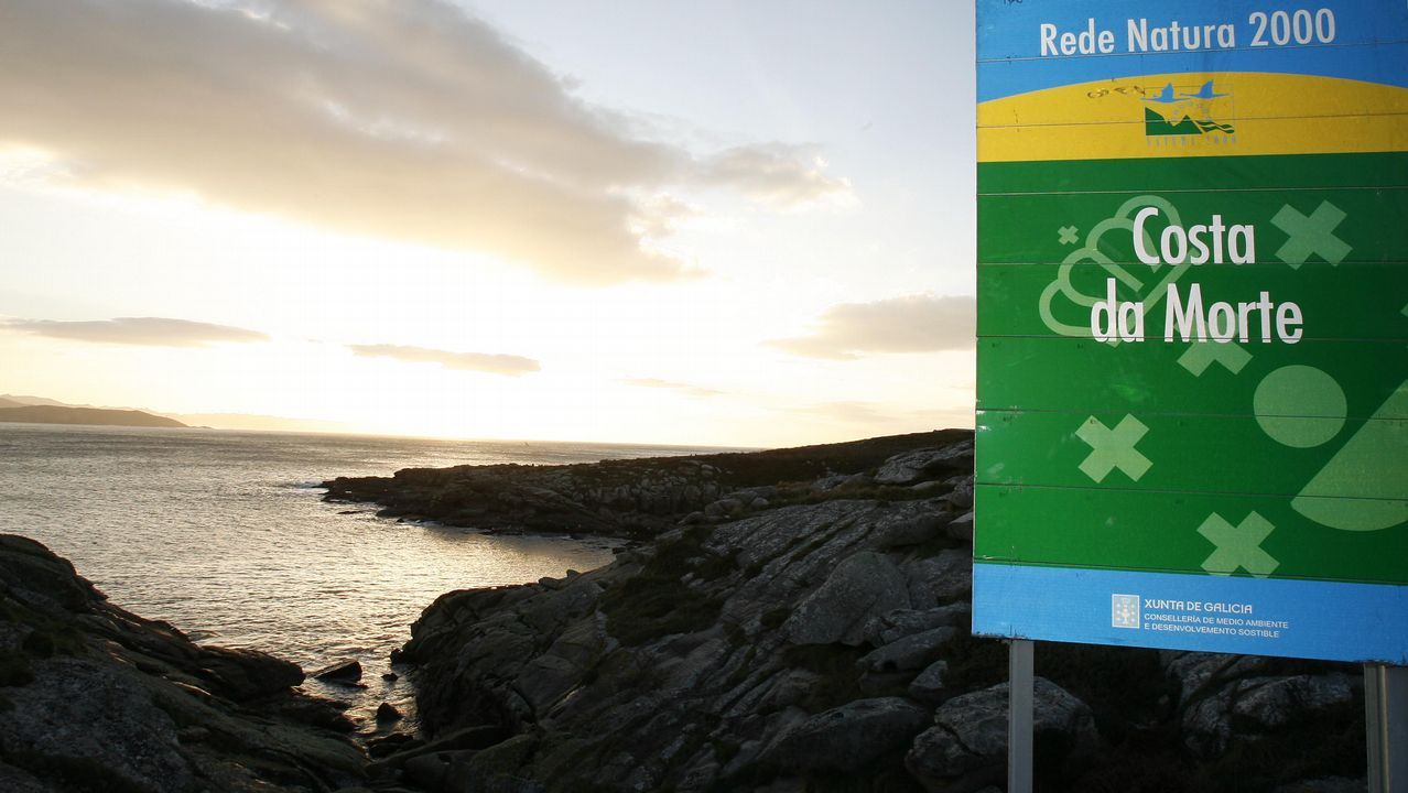 Litoral de Corme, en Ponteceso, incluido en la Red Natura