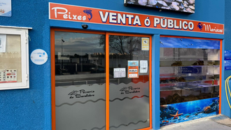 Imagen de la pescader�a de la cofrad�a de Barallobre.