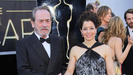 Tommy Lee Jones y Dawn Laurel-Jones, en los �scar del 2013