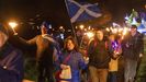 Partidarios de la independencia de Escocia se concentraron este martes en Edimburgo para protestar contra el «brexit» en su tercer aniversario