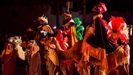Imagen de un desfile con animales en una Cabalgata de Reyes