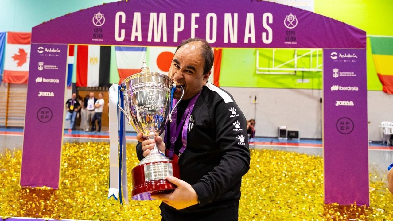 Gonzalo Iglesias, Morenín, entrenador del Torreblanca: «Toda Melilla está festejando nuestra victoria en la Copa de la Reina»