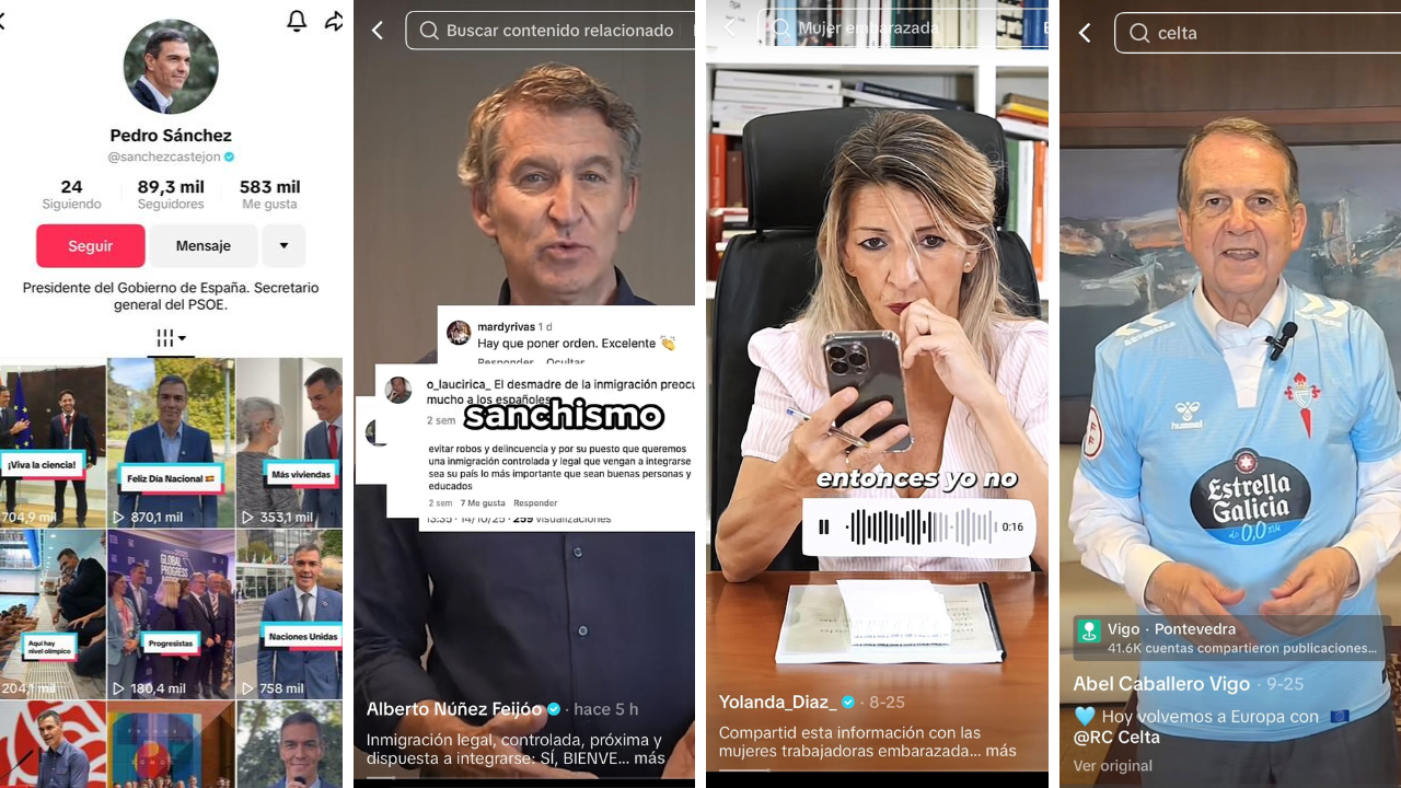 Nuestros políticos llegan a TikTok y estos son los consejos de los expertos: «La visibilidad no siempre se gana por la calidad del mensaje»