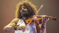 El violinista Ara Malikian, este verano en Santiago. 
