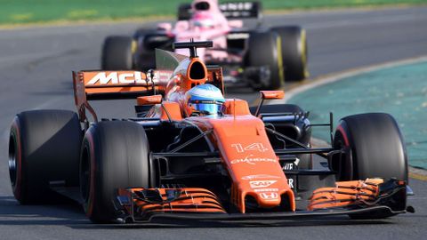 Fernando Alonso, en un momento del Grand Prix de Melbourne