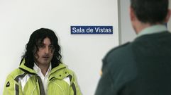 José Manuel Martínez Quintáns, alias Pandolo, cuando en el 2008 fue juzgado en la Audiencia Provincial de Lugo por tirotear a dos guardia civiles en Sarria