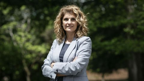 Sofía García, candidata del BNG en O Carballiño
