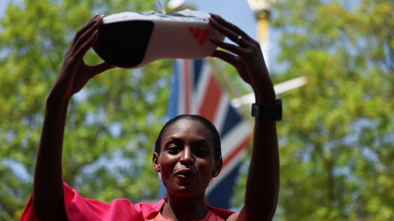 Londres presenció el récord de las zapatillas voladoras