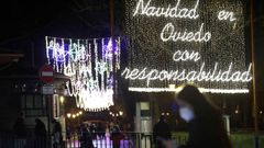 Luces de Navidad en Oviedo