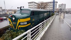 El verdern y la locomotora mostraban muy buen aspecto en el 2006, ao de esta imagen, pero el tiempo lo ha ido deteriorando