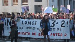 Manifestacin del Sindicato de Estudiantes en Oviedo