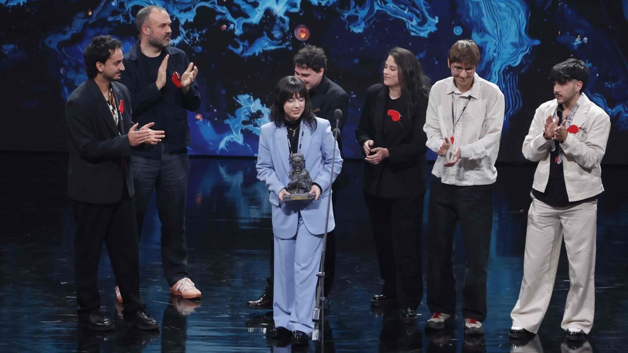 La huella de los antiguos cines en las fachadas de Ourense.Entrega del premio a Mellor Documental a��360 curvas�