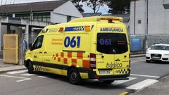 Imagen de archivo de una ambulancia del 061