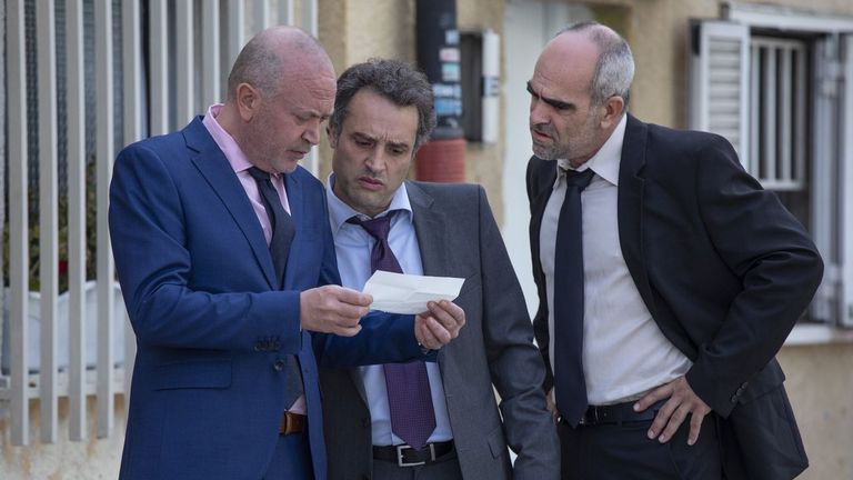Fotograma de la película «Canallas», en la que trabaja el actor lugués Luis Tosar.