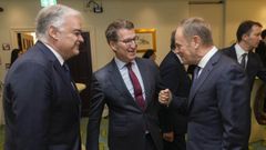 Feijoo conversa con el nuevo primer ministro polaco, Donald Tuask