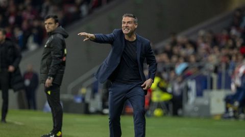 Luis Carrin, durante el Atltico de Madrid-Real Oviedo