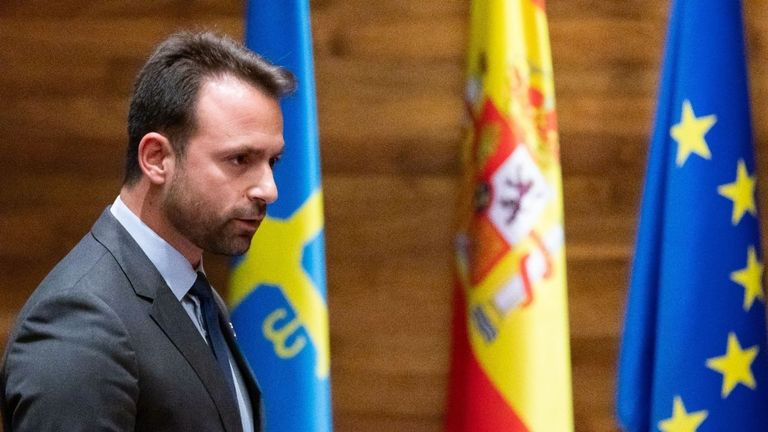 Álvaro Queipo en la Junta General