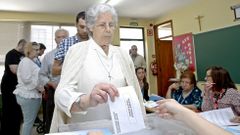 Votaciones en Pontevedra