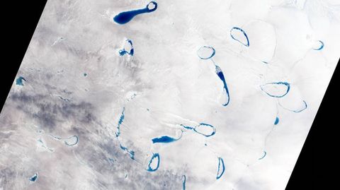 El deshielo de los estanques de Groenlandia