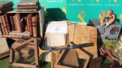 Estos son los objetos sustraidos en el registro de la Guardia Civil a los dos hermanos atracadores