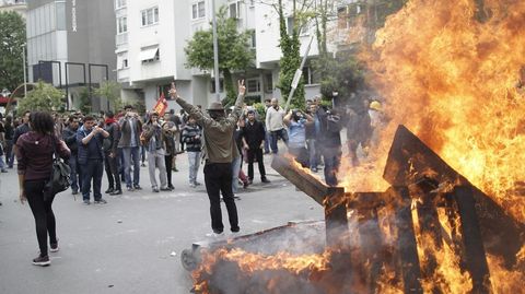 Violencia en Estambul por el 1 de mayo