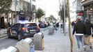 Un vehculo de la Polica Nacional, patrullando por el Ensanche de Santiago