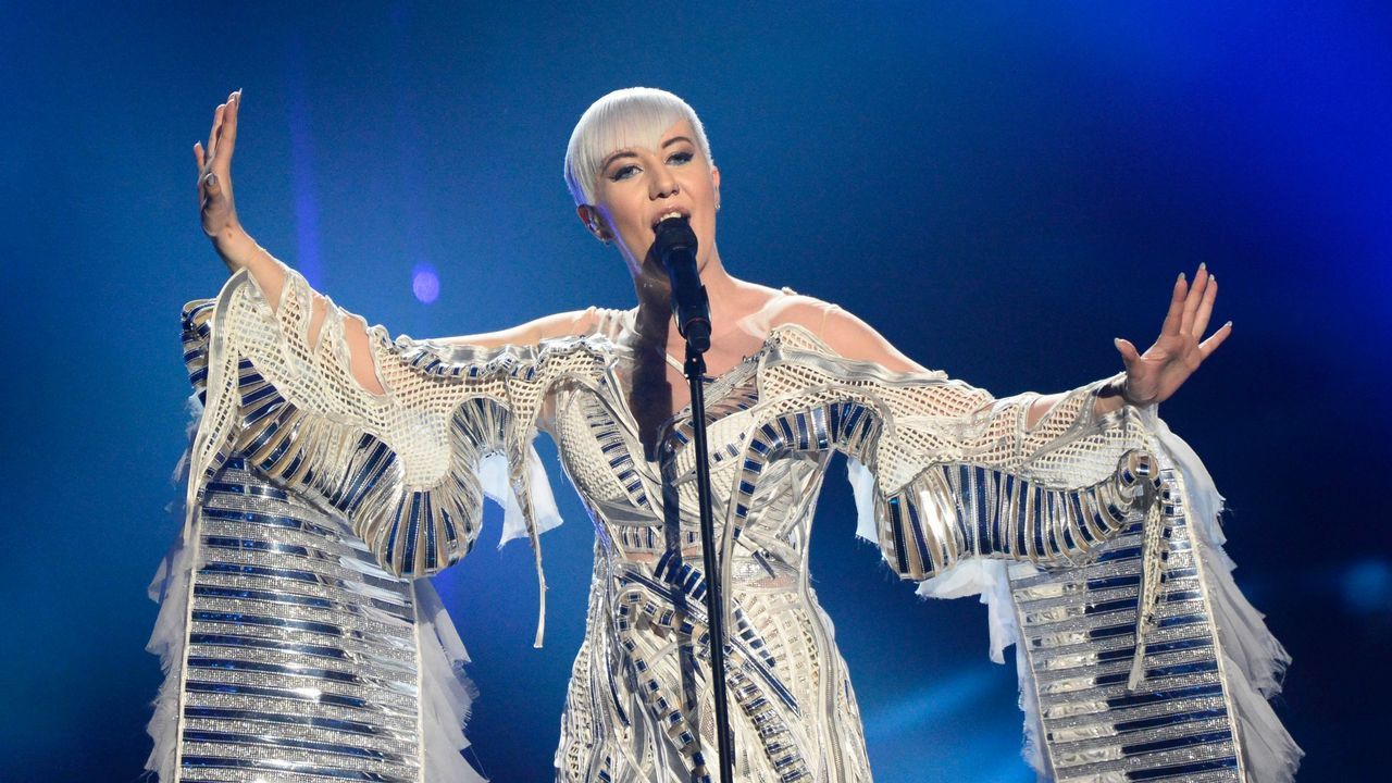 Nina Kraljic dej atnitos a los que seguan Eurovisin desde Estocolmo en el ao 2016 con su indescriptible vestido