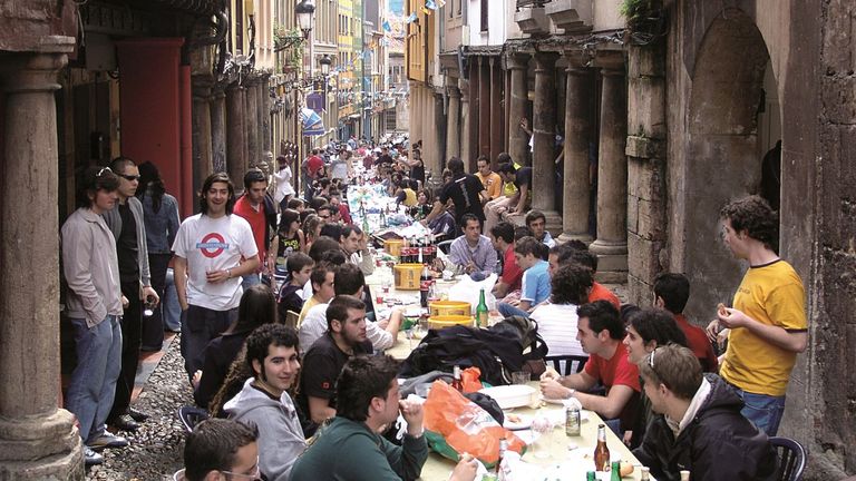 Comida en la calle de Avilés, el Bollo