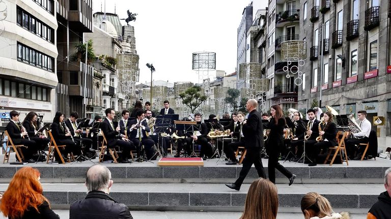 Bandas de Música en plaza Princesa y Valladares