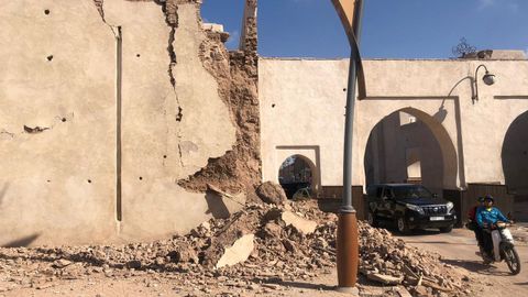 Más destrozos del terremoto de Marruecos