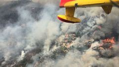 Incendio en Portugal: de la lluvia de fuego a la de crticas y al granizo