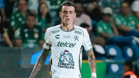 Nicol�s Fonseca, con el Club Le�n