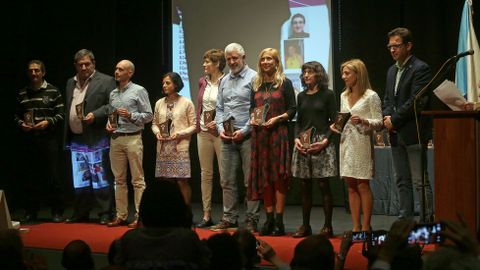 Gala anual de la federacion galega de atletismo en Pobra