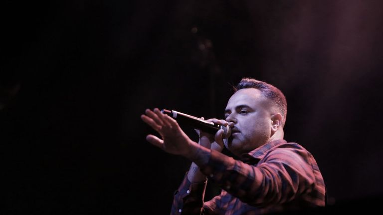 Juan Magán, en un concierto en A Coruña