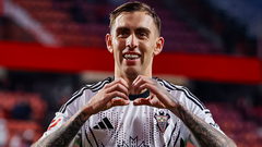 Jeft� celebra un gol con el Albacete